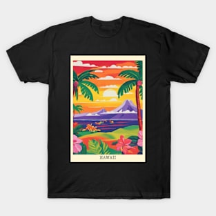 fauvism art of Hawaii usa 4 T-Shirt